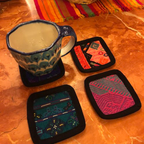 WHOLESALE Huipil Coasters Set (X4)