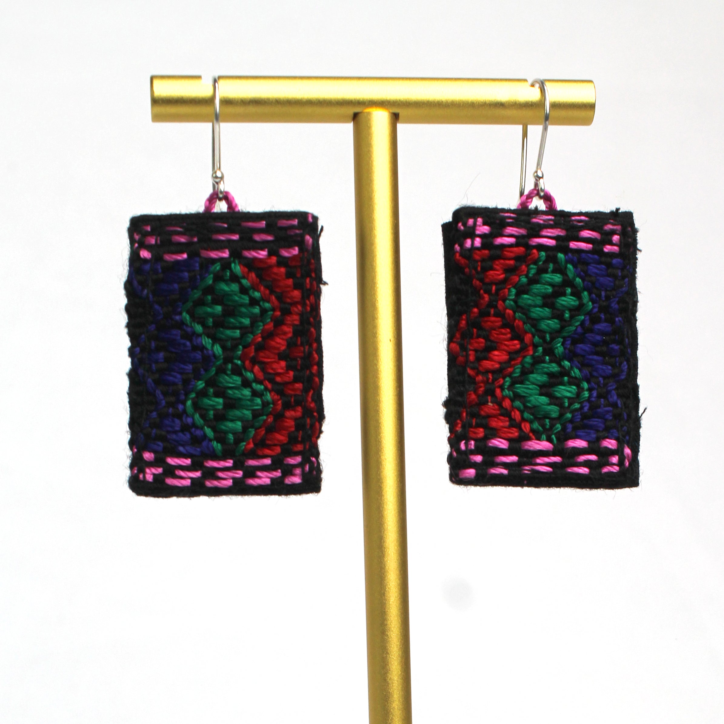WHOLESALE Woven Mountains Earrings - 925 Silver Hooks