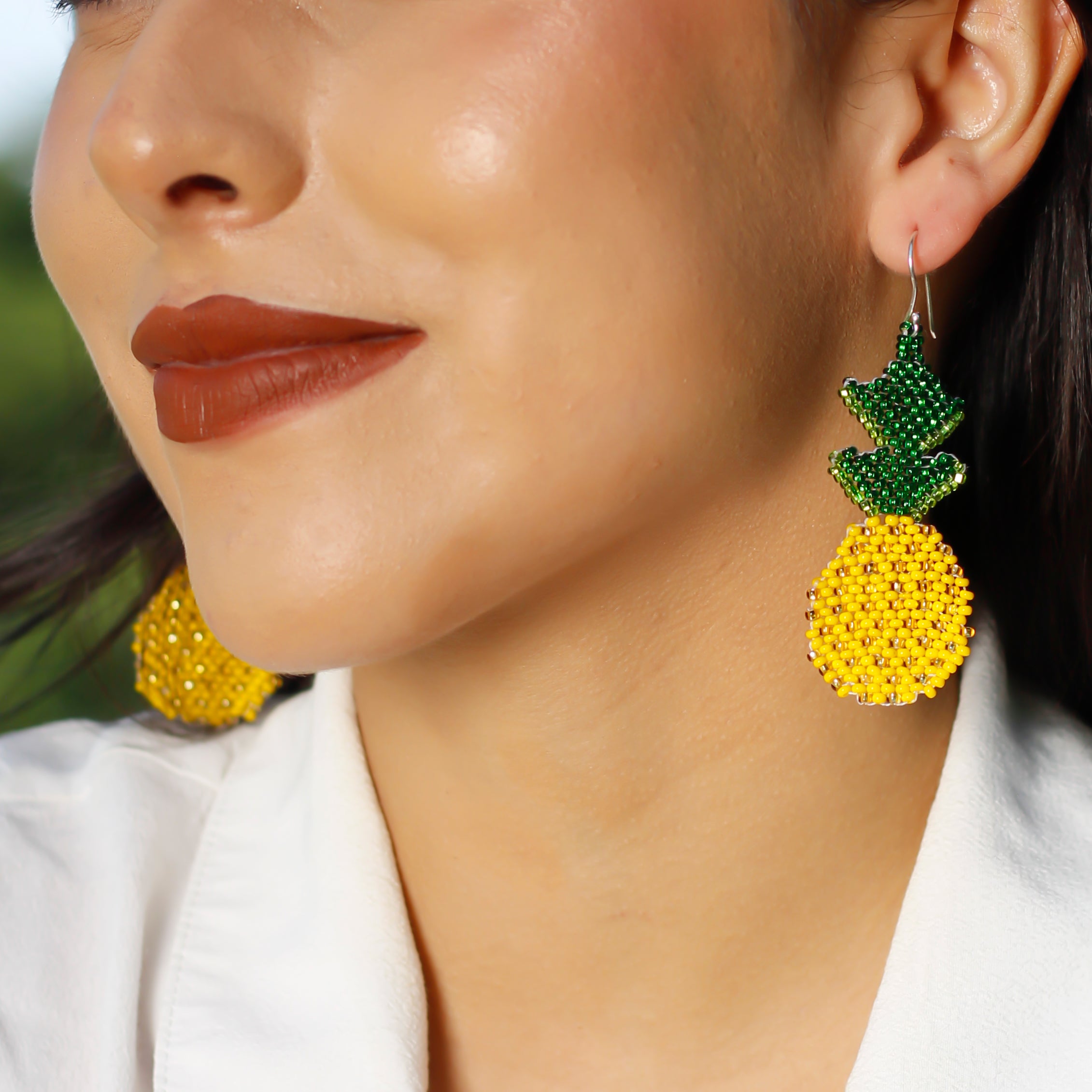 WHOLESALE Pineapple Beaded Earrings