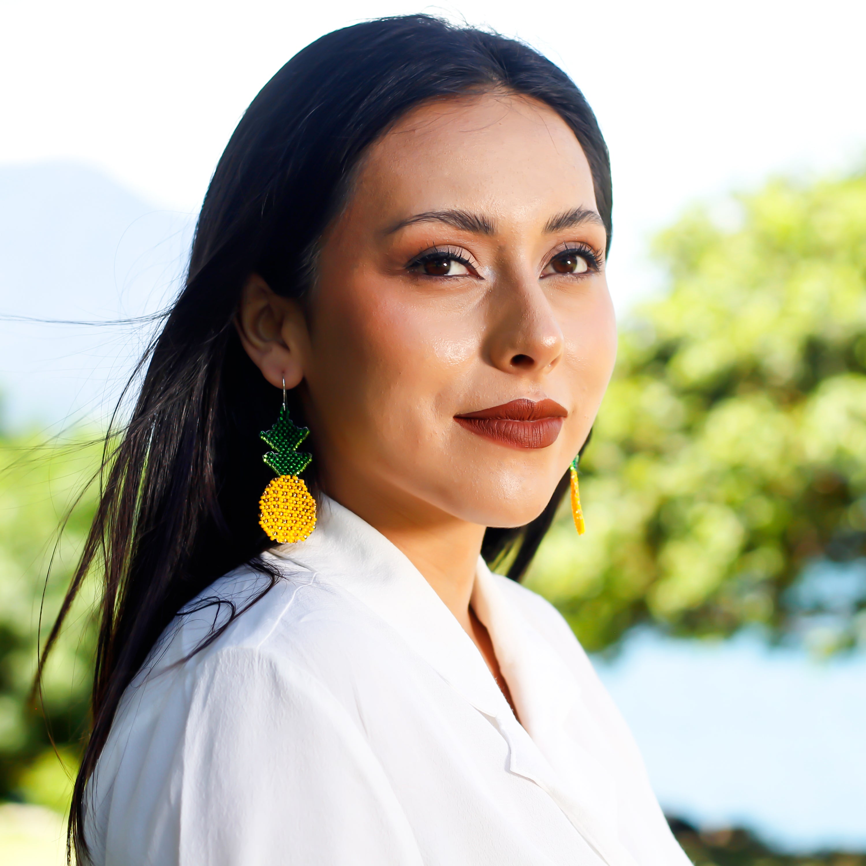 WHOLESALE Pineapple Beaded Earrings