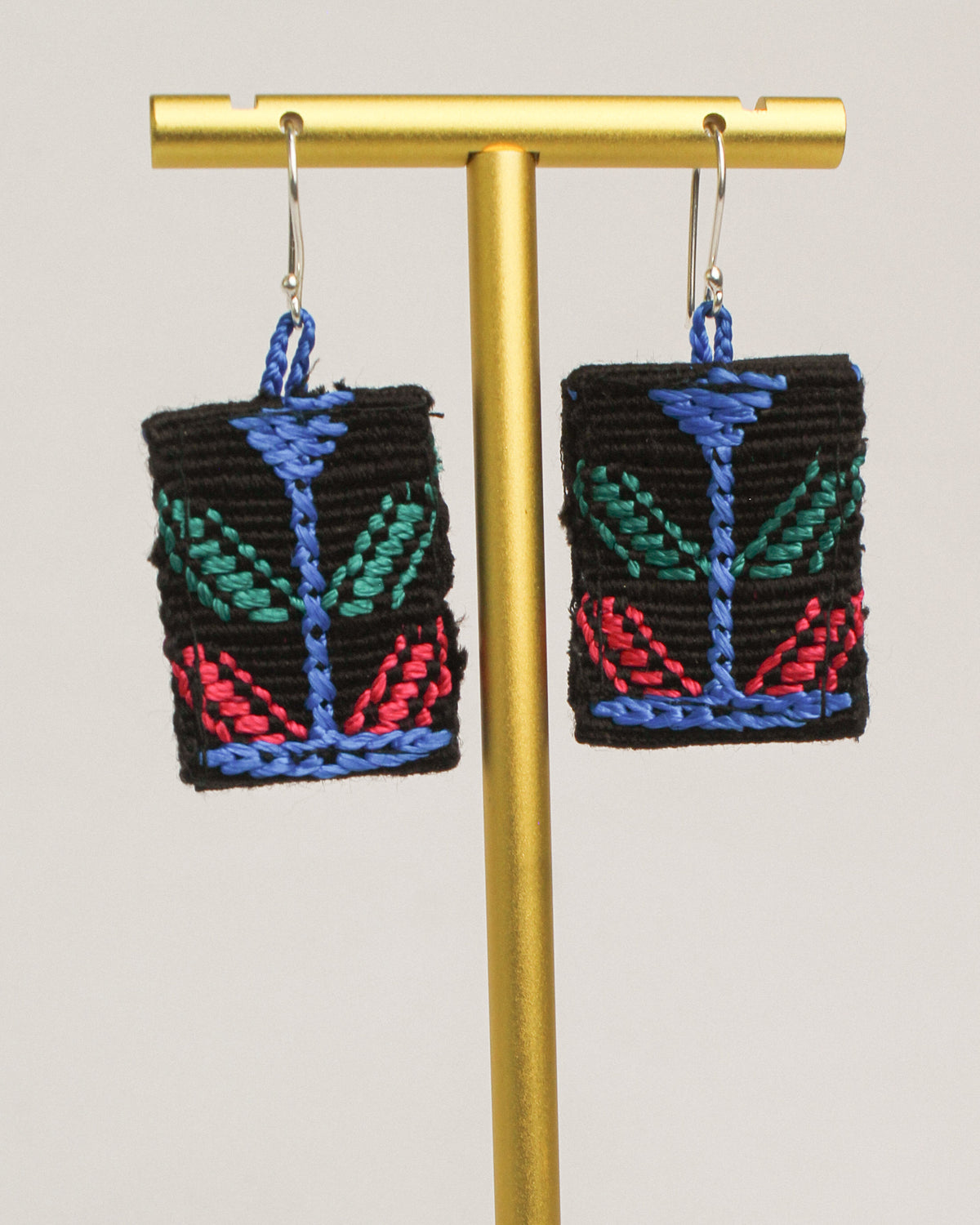 WHOLESALE Woven Tree Earrings - 925 Silver Hooks