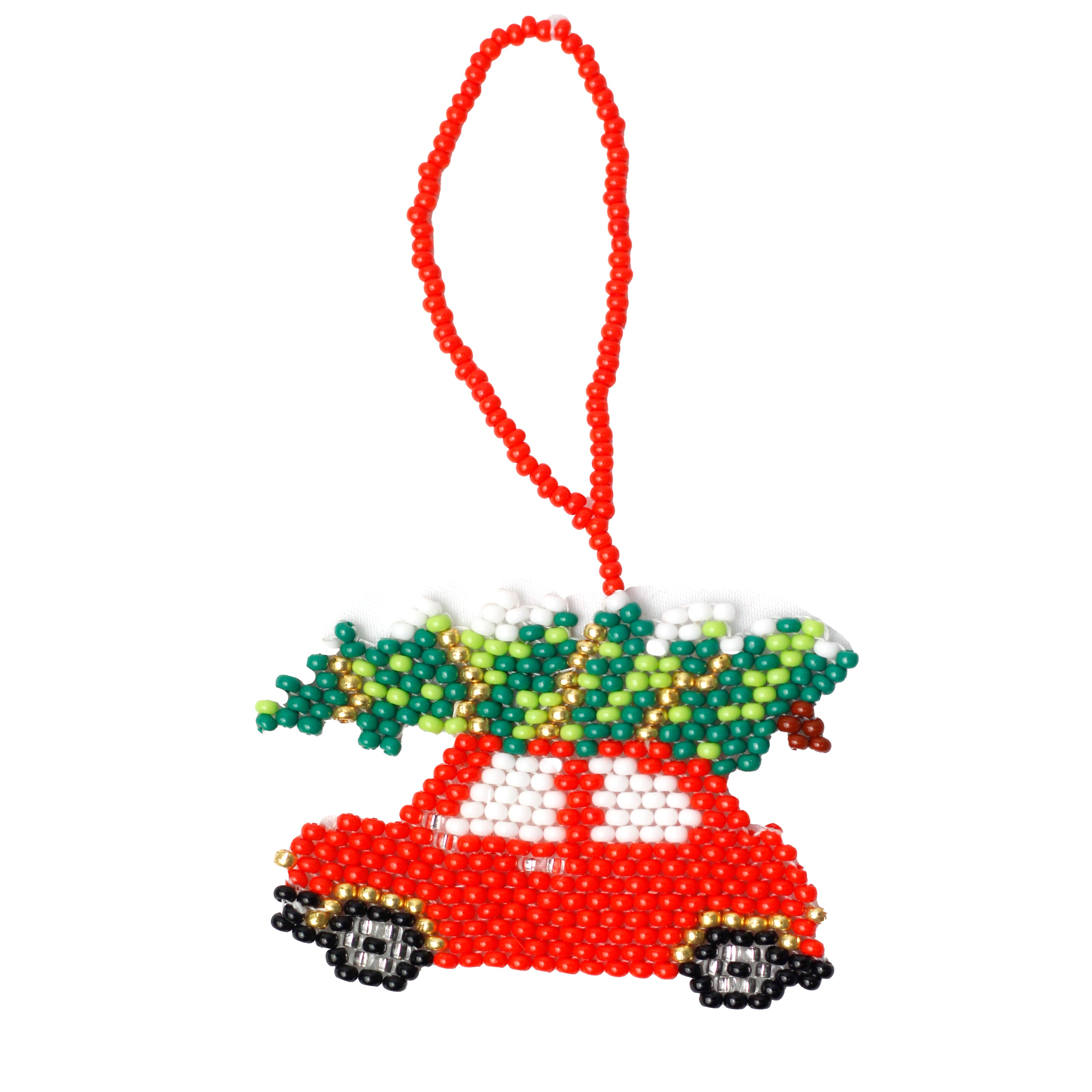 WHOLESALE Bring Home the Tree Beaded Flat Ornament