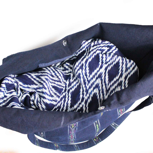 WHOLESALE  Lago Beach Bag Navy Blue