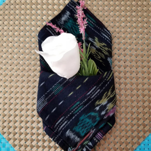 WHOLESALE Corte Napkins and Napkin Rings - set of 6
