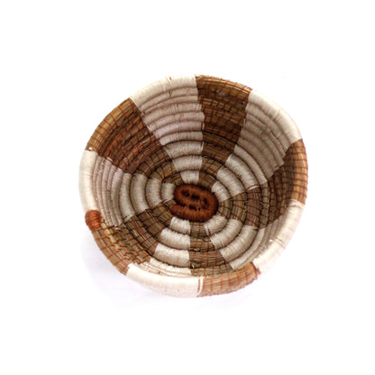 WHOLESALE Earth Striped Pine Needle Basket