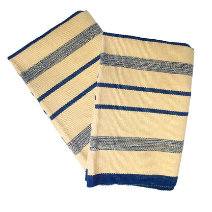 WHOLESALE Elegant Sand Navy Napkin - Set of 2