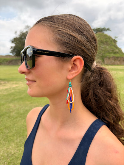 WHOLESALE Vivid Loops Beaded Earrings