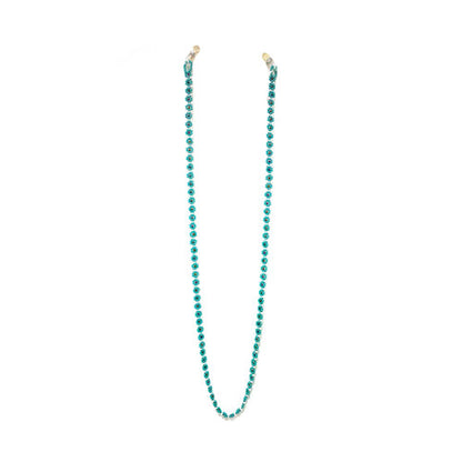 WHOLESALE Beaded Eyeglass Strings Blue Flowers