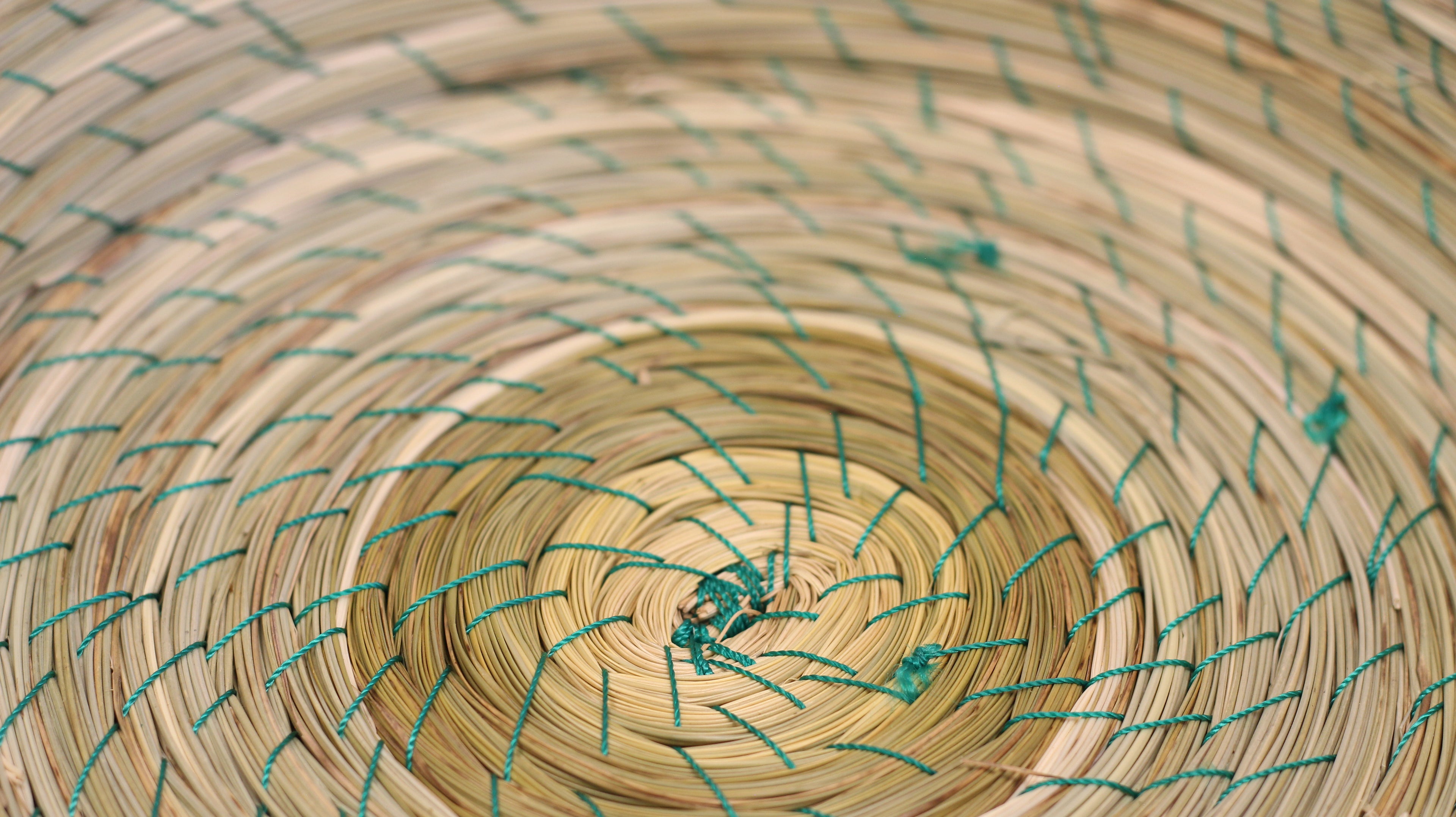 WHOLESALE Green Nature Straw Basket