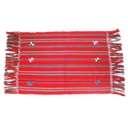 WHOLESALE Red Placemat with Stars (x1)