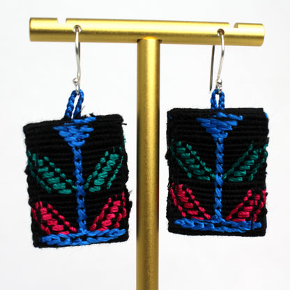 WHOLESALE Woven Tree Earrings - 925 Silver Hooks