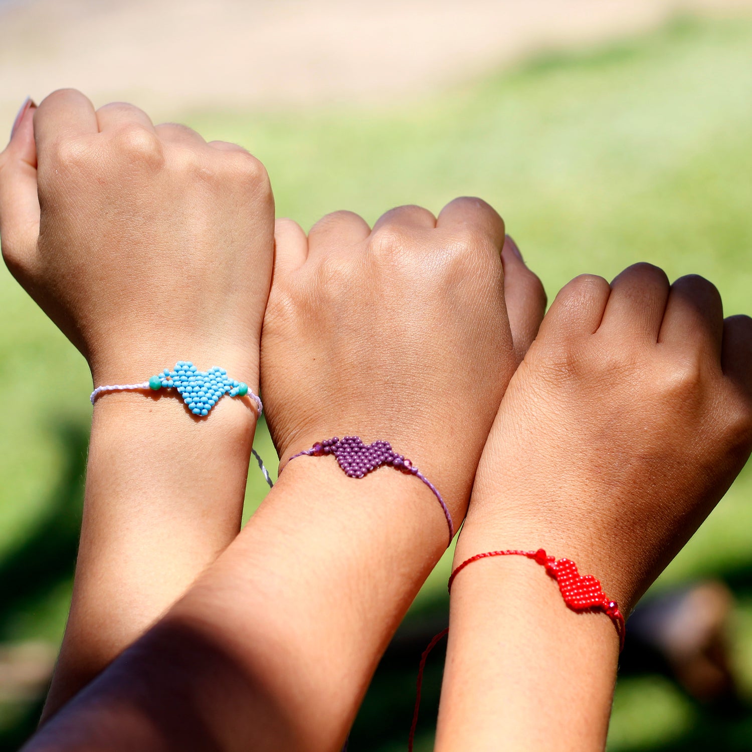 WHOLESALE Heart Set of Bracelets