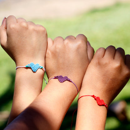 WHOLESALE Heart Set of Bracelets