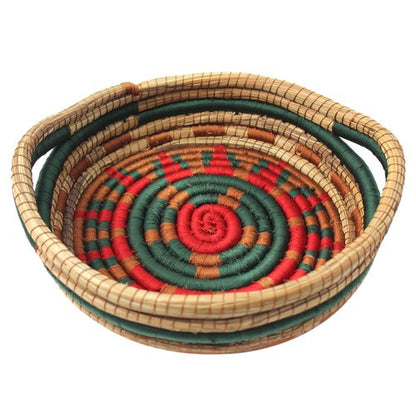 WHOLESALE Holiday Pine Needle Basket with Handles