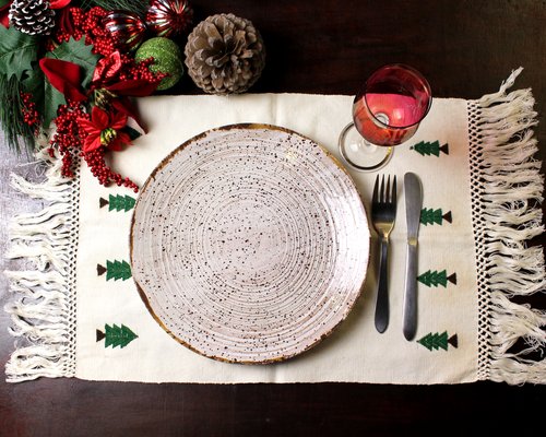 WHOLESALE  Holiday Tree Placemats - Set of 2