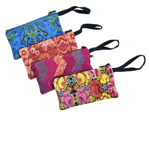 WHOLESALE  Huipil Clutch Purse with Wristlet