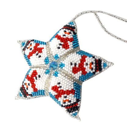 WHOLESALE Snowman Star - Sky Blue